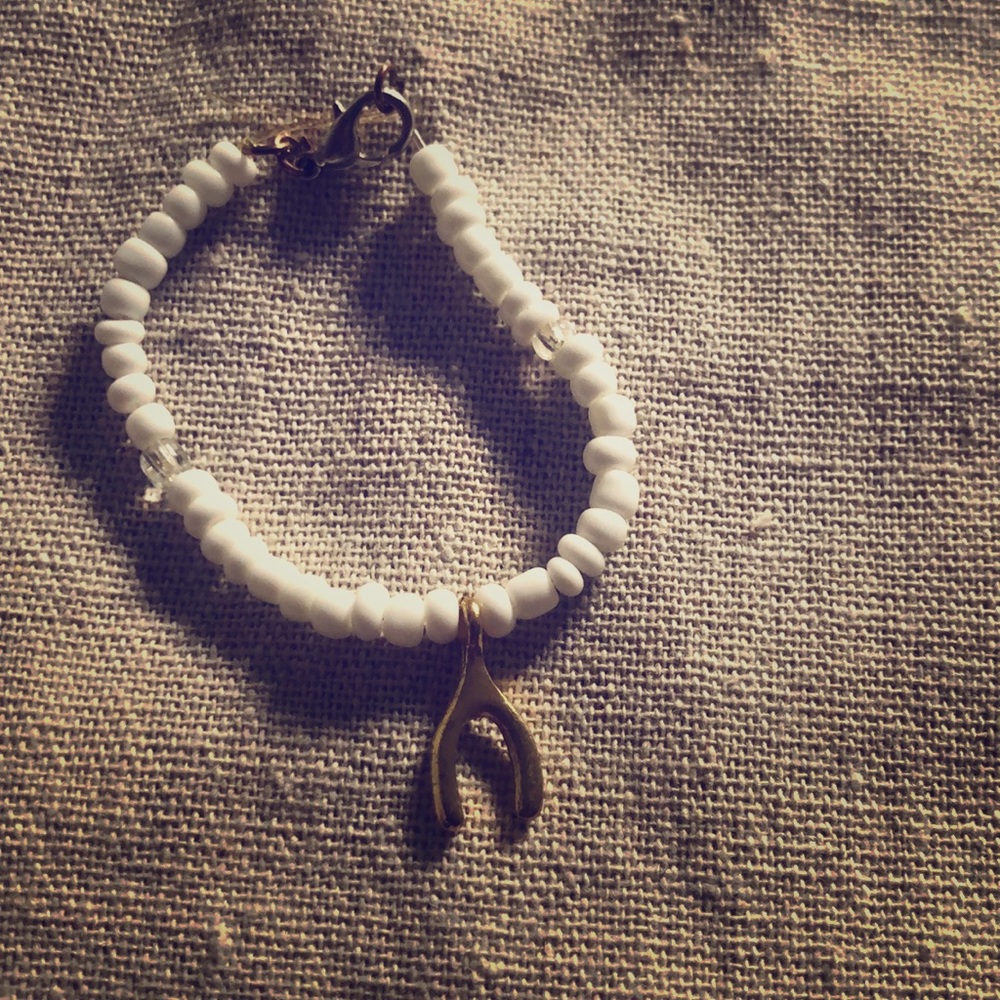 Wishbone charm bracelet!